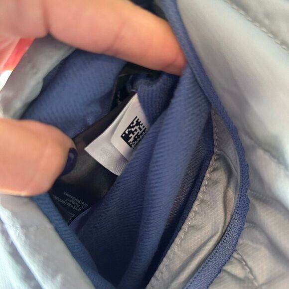 The North Face blue gray mossbud swirl reversible jacket top women’s M - Picture 7 of 11